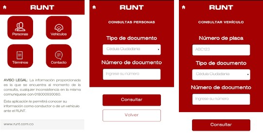App-runt-por-placa